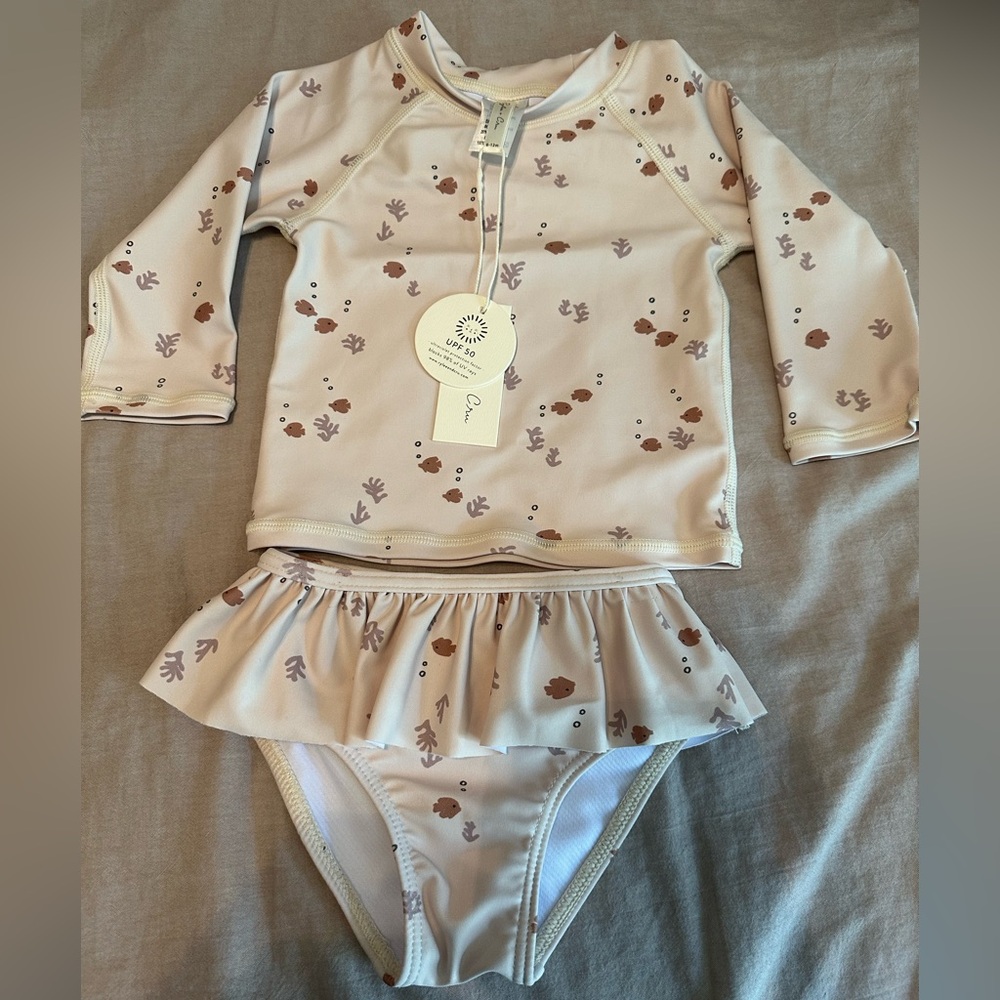 Rylee + Cru rash guard | 6-12m